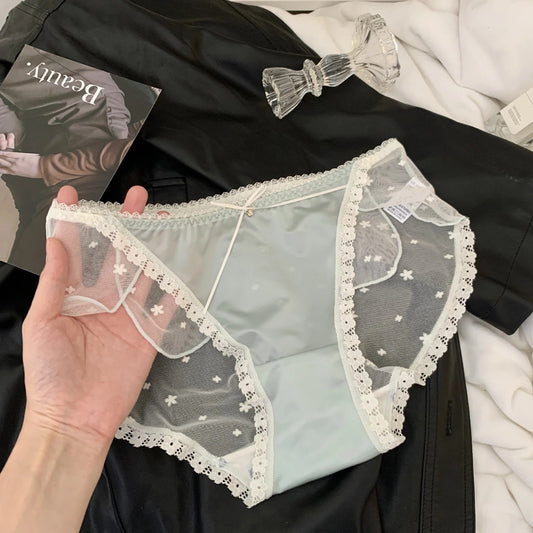 QS Satin Star Lace Panties (4 Packs)