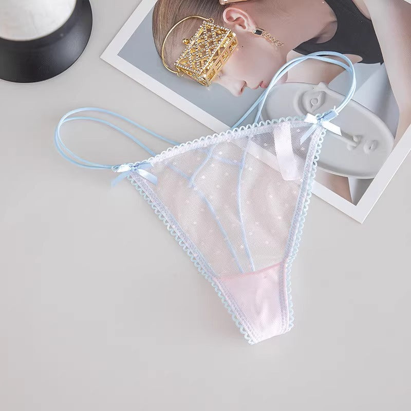 QS Bow Lace Strap Briefs (4 Packs)