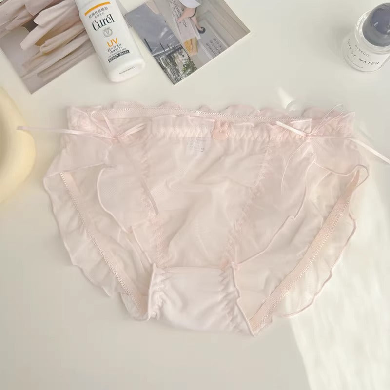 QS Sweet Bow Ruffled Briefs (4 Packs)