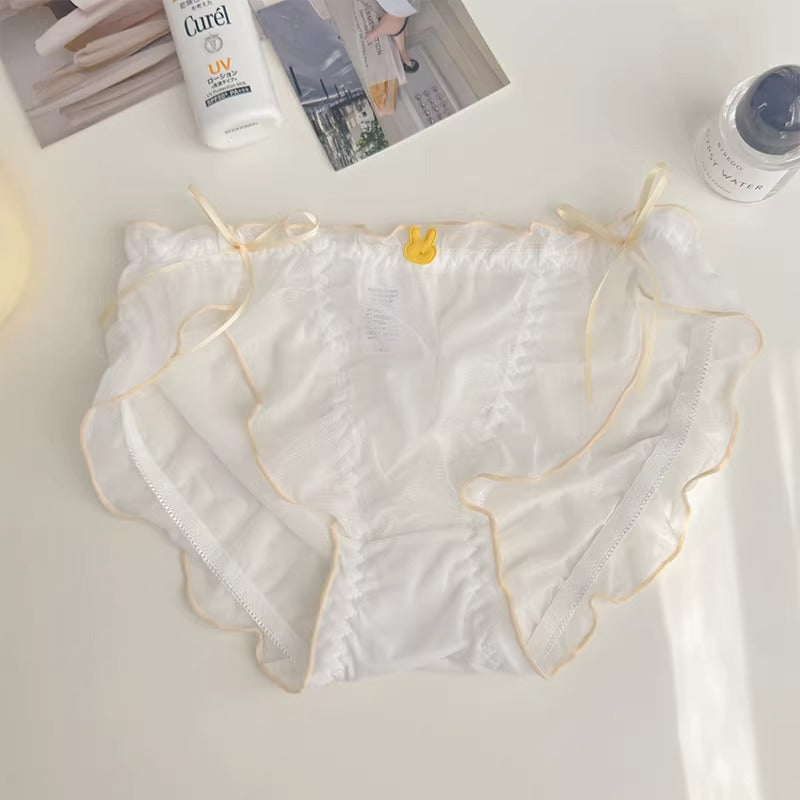 QS Sweet Bow Ruffled Briefs (4 Packs)