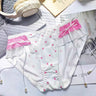 QS Sweet Heart Print Silky Briefs