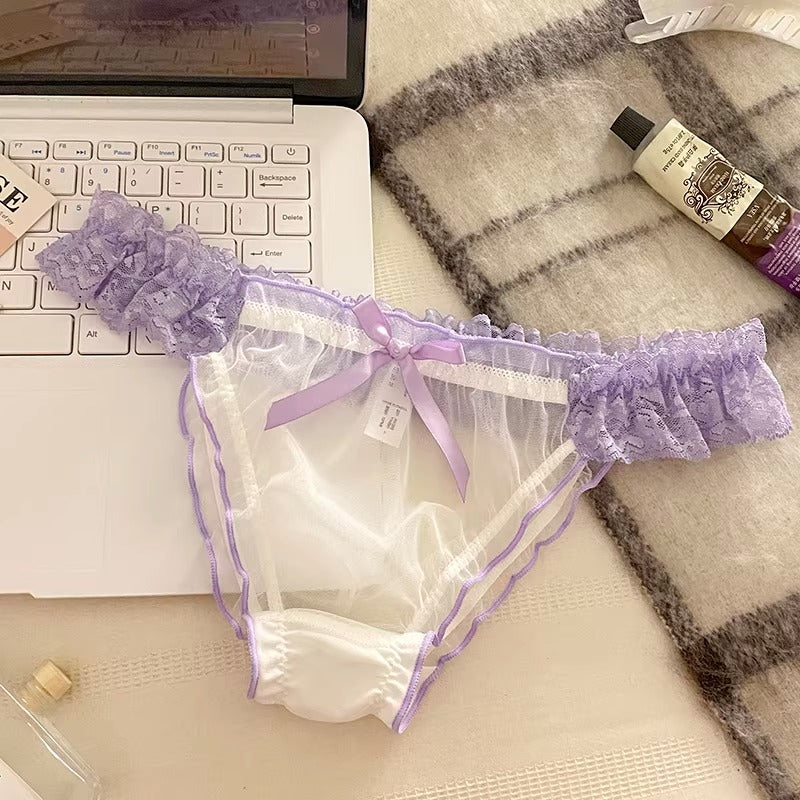 QS Playful Sweetheart Satin Briefs (4 Packs)