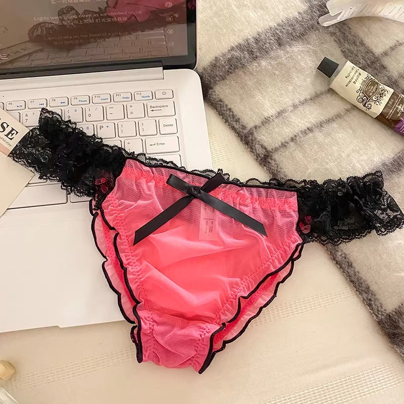 QS Playful Sweetheart Satin Briefs (4 Packs)