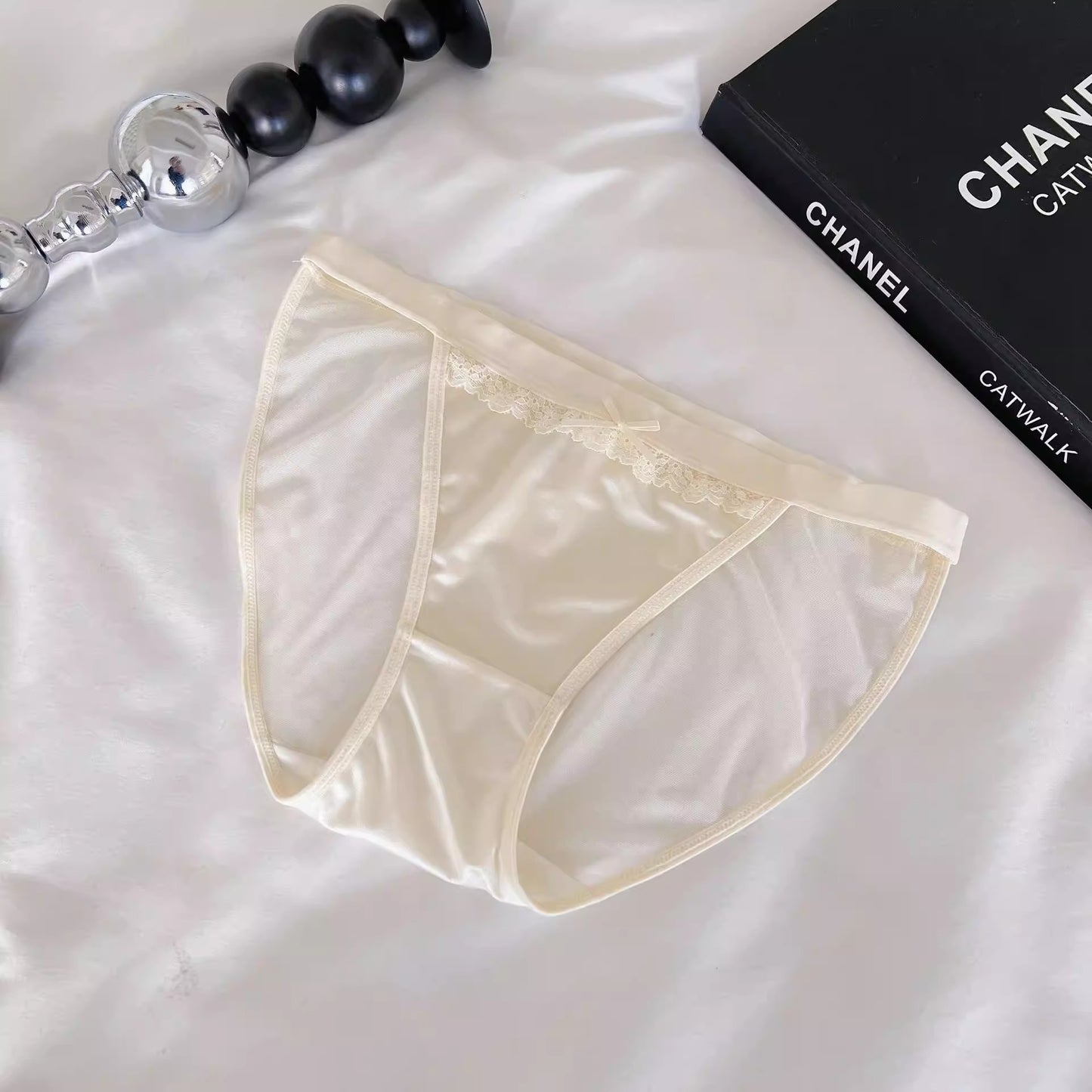 QS Satin High-slit Panties (4 Packs)