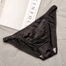 QS Letter Embroidered Satin Briefs