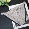 QS Letter Embroidered Satin Briefs