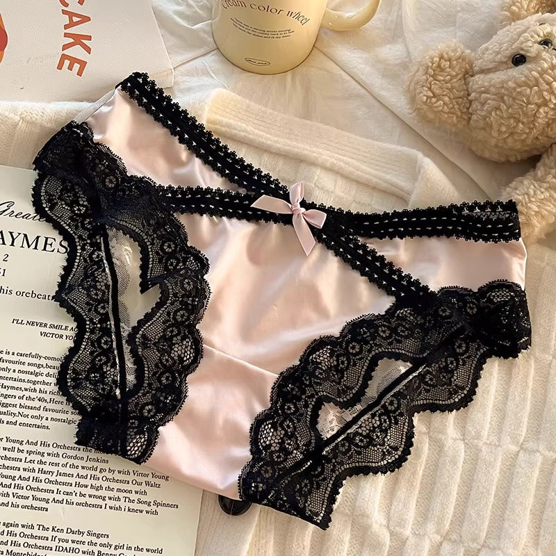 QS French Style Satin Lace Panties