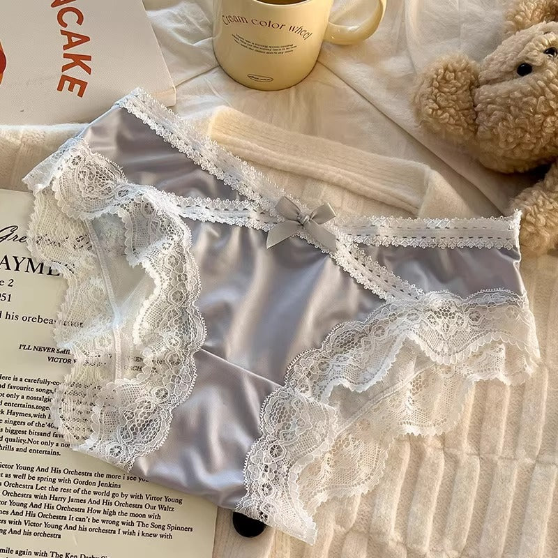 QS French Style Satin Lace Panties