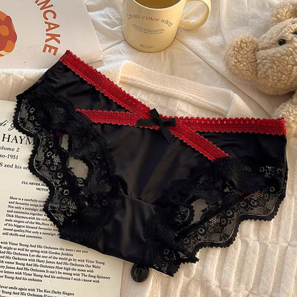 QS French Style Satin Lace Panties