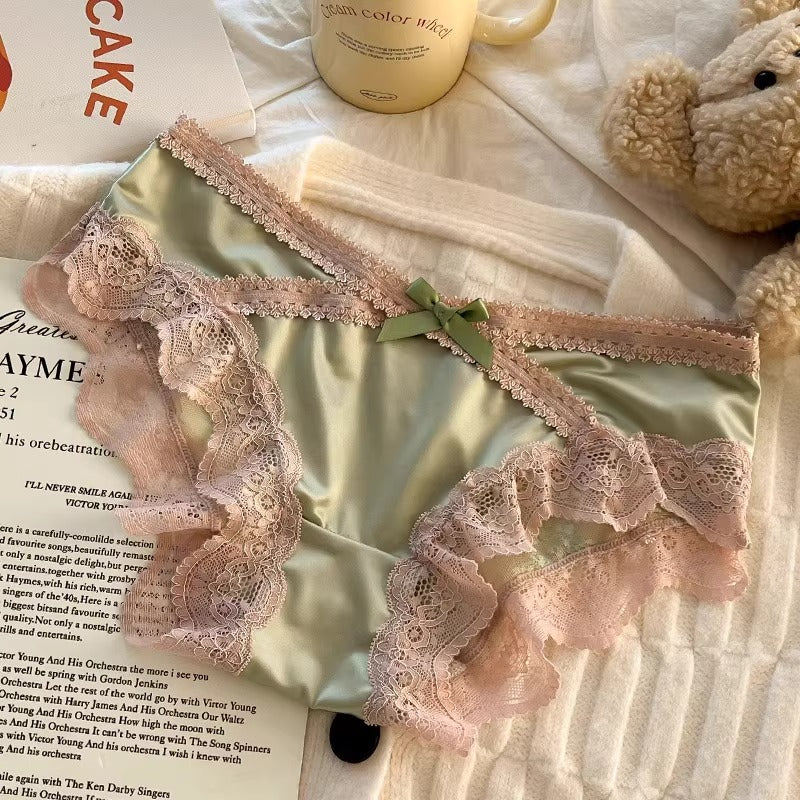 QS French Style Satin Lace Panties
