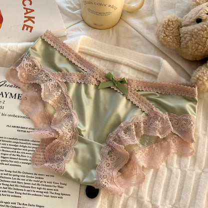 QS French Style Satin Lace Panties