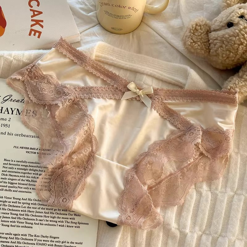 QS French Style Satin Lace Panties