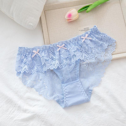 QS French Lace Ruffle Panties (4 Packs)