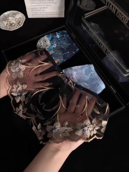 QS Luxury Floral Embroidered Panties