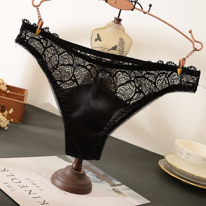 QS Sexy Low Waist Lace Thong