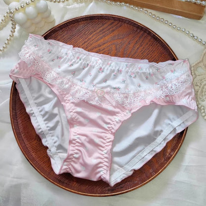 QS Sweet Printed Silky Briefs