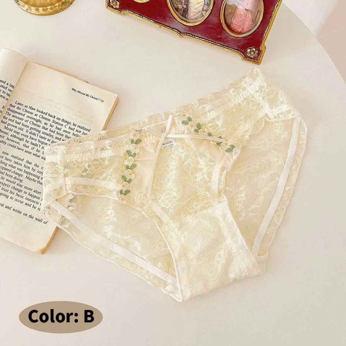 QS Ruffled Daisy Lace Panties