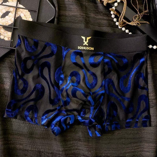 QS Sexy Breathable Mesh Boxer Shorts