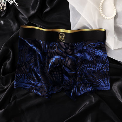 QS Mesh Gradient Jacquard Breathable Boxer Briefs