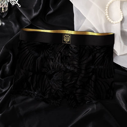 QS Mesh Gradient Jacquard Breathable Boxer Briefs