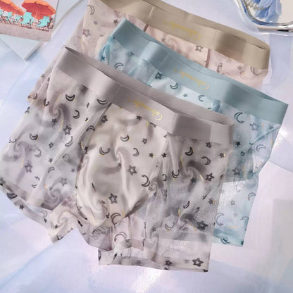 QS Ice-feel Breathable Mesh Boxer Briefs