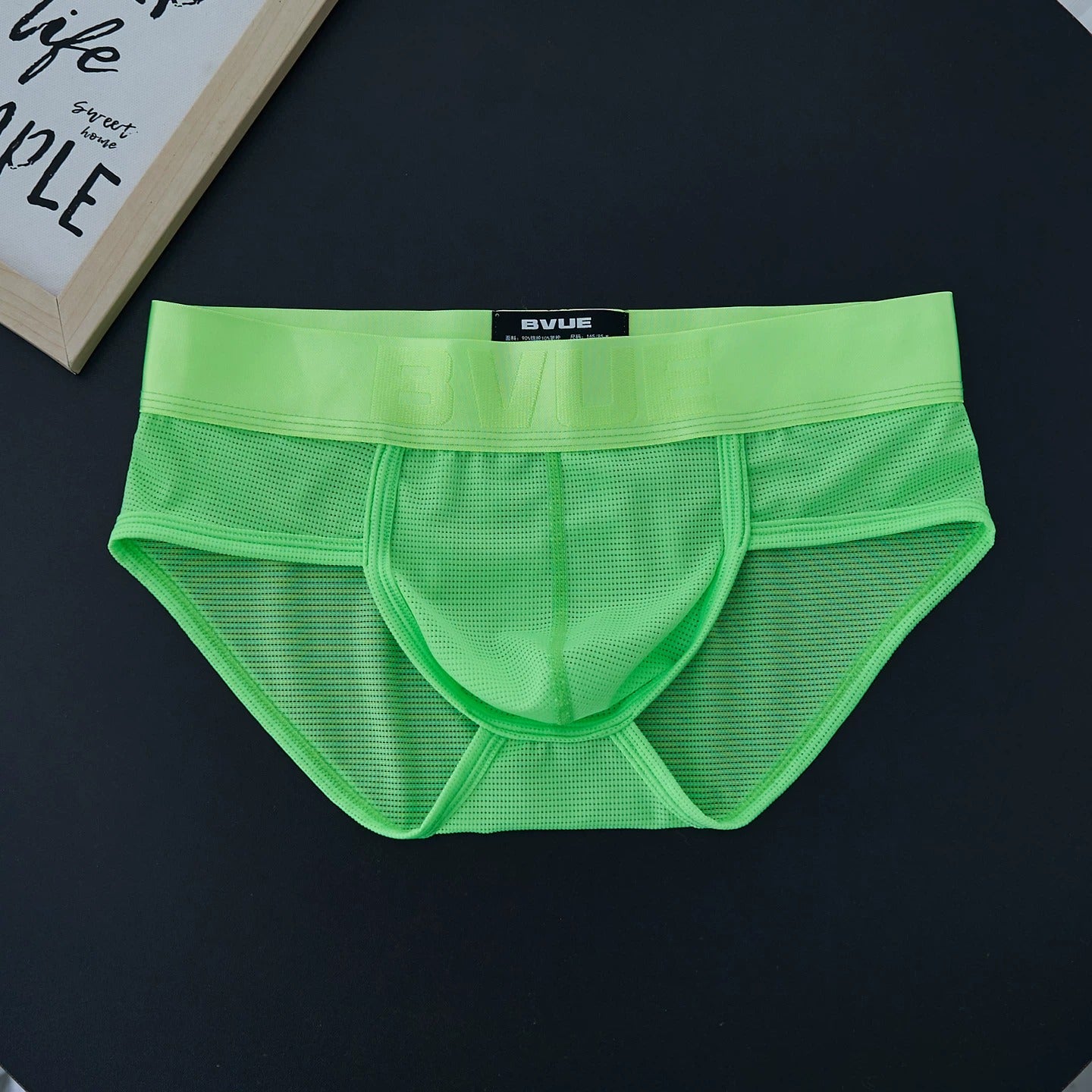 QS Breathable Mesh Sports Briefs