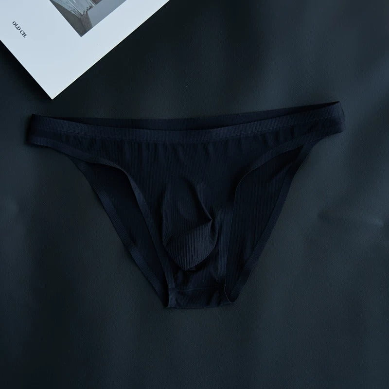 QS One-piece Ice Silk Sexy Briefs