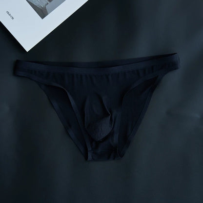 QS One-piece Ice Silk Sexy Briefs