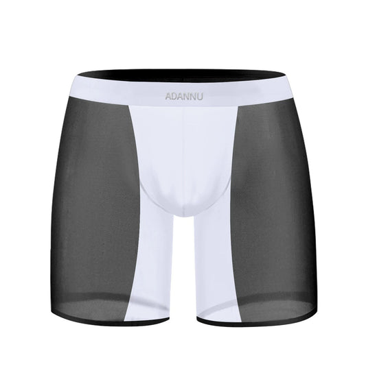 QS Ultra-thin Transparent Sexy Sport Boxer Briefs