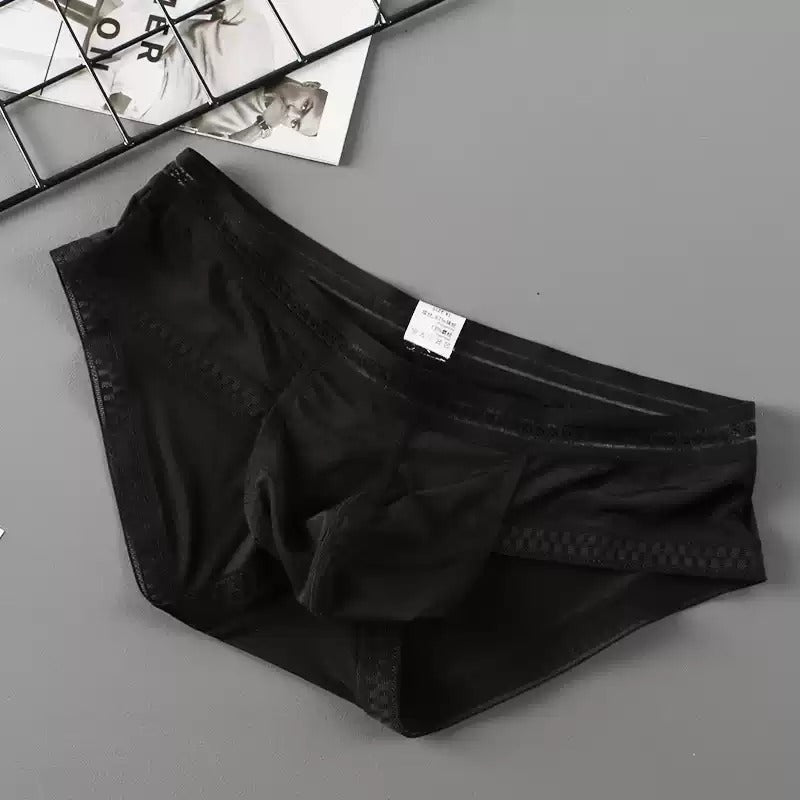 QS Ice Silk Sexy Breathable Briefs