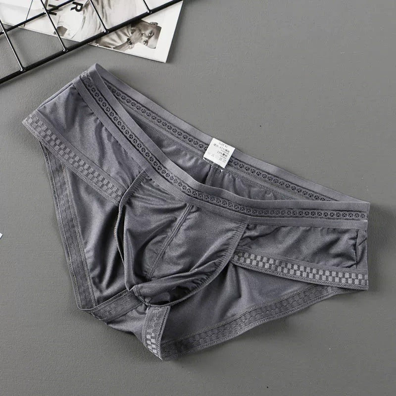 QS Ice Silk Sexy Breathable Briefs