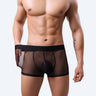 QS Sheer Ice Silk Sexy Boxer Briefs