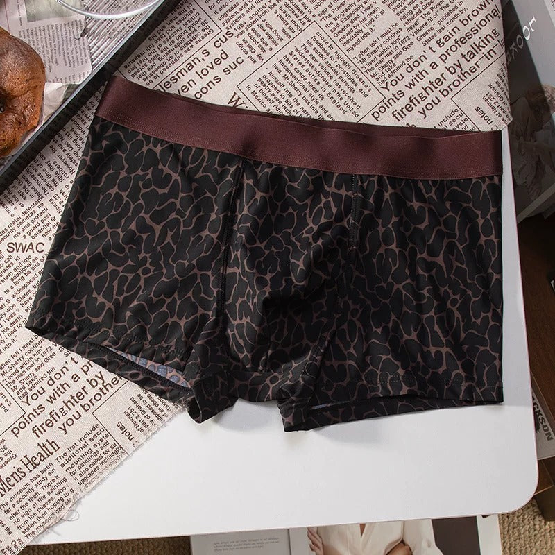 QS Animal Print Pure Cotton Breathable Boxer Briefs