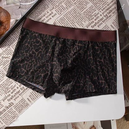 QS Animal Print Pure Cotton Breathable Boxer Briefs