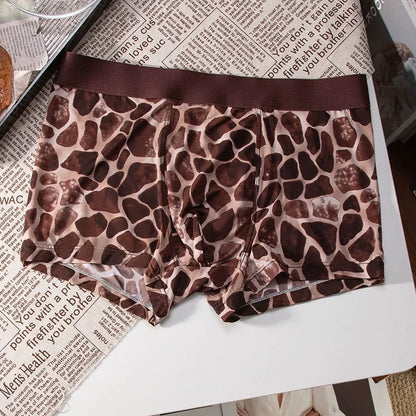 QS Animal Print Pure Cotton Breathable Boxer Briefs