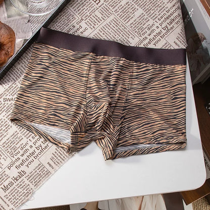 QS Animal Print Pure Cotton Breathable Boxer Briefs