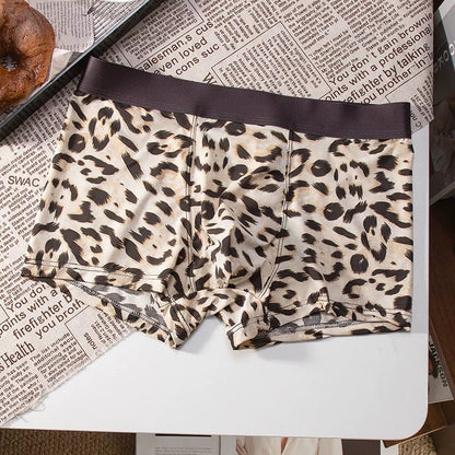 QS Animal Print Pure Cotton Breathable Boxer Briefs