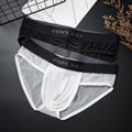 QS Semi-transparent Mesh Big Pouch Sexy Briefs