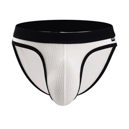 QS Ribbed Color Clashing Cotton Briefs