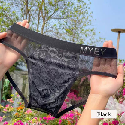 QS Lace Mesh Sexy Briefs