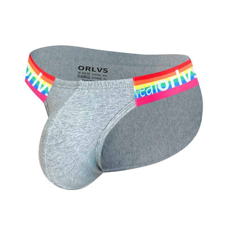 QS Pure Cotton Rainbow Belt Sexy Briefs