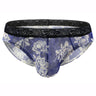 QS Sexy Printed Mesh Breathable Briefs