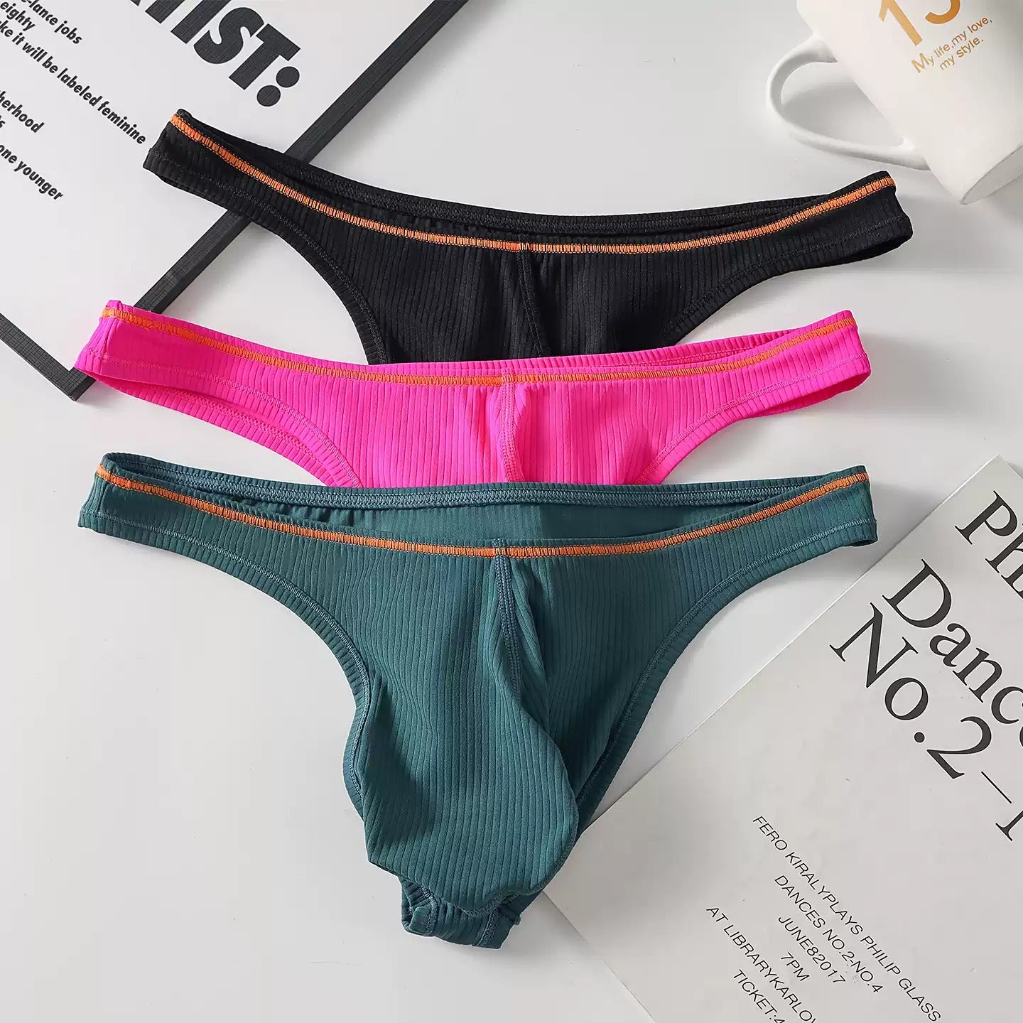 QS Pure Cotton Large Pouch Breathable Thong