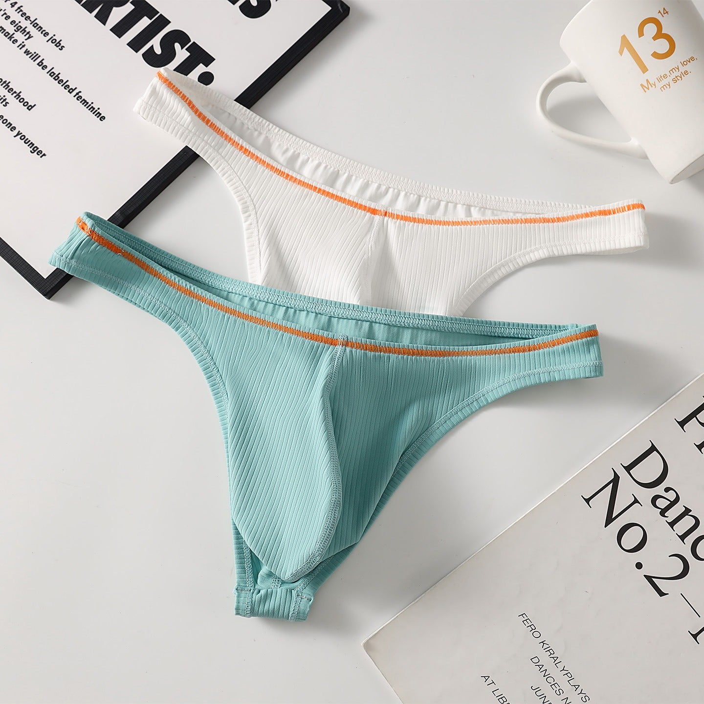 QS Pure Cotton Large Pouch Breathable Thong