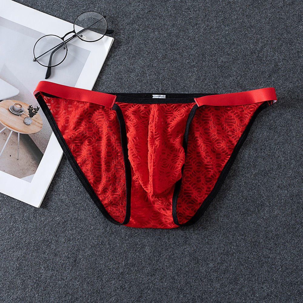 QS Elastic Breathable Lace Briefs