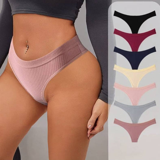 QS Sexy Ribbed Thong