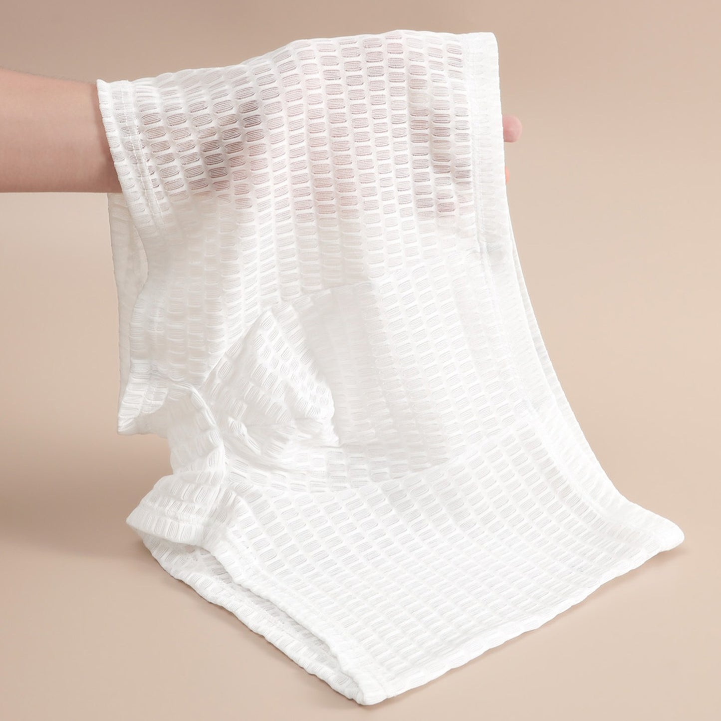 QS Diamond Mesh Breathable Boxer Briefs