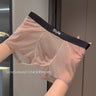 QS Sexy Transparent Striped Breathable Boxer Briefs