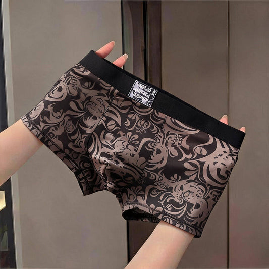 QS Baroque-style Stretchy Breathable Boxer Briefs