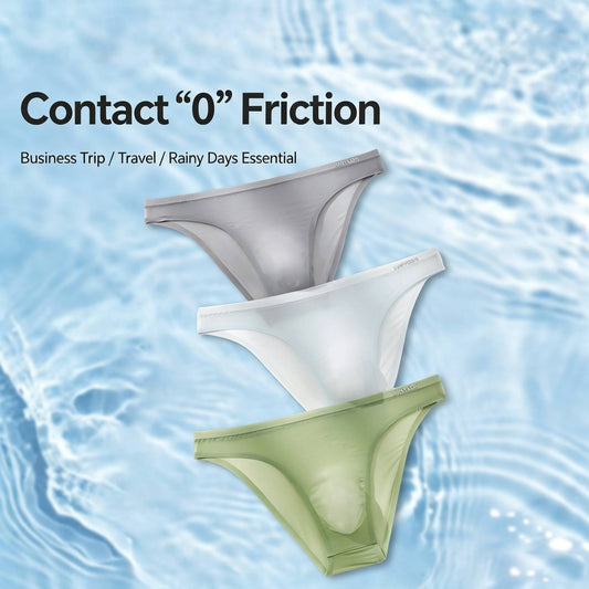 QS Ultra-thin Ice Silk Sexy Briefs